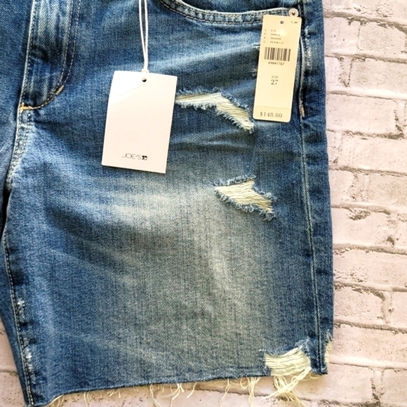 NWT | JOE'S Distressed Cut-Off Denim Shorts - 27 - Picture 4 of 10